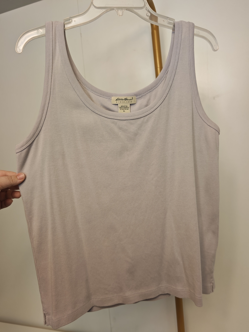 Eddie Bauer Lavender Tank Top - Women's Sleeveless Scoop Neck